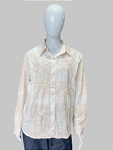 CAMISA FLORES IVETE BRANCO CB66500#