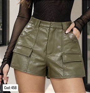 SHORT SAIA VERDE OLIVA P CÓD.458