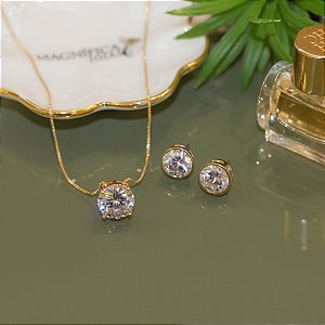 Conjunto ponto de luz cristal