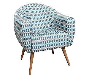 Poltrona Ruth - TECIDO ESTAMPADO
