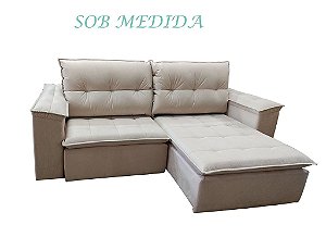 SOB MEDIDA - Sofá Retrátil e Reclinável Alana