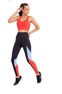 Conjunto Fitness Cintura Alta Fire