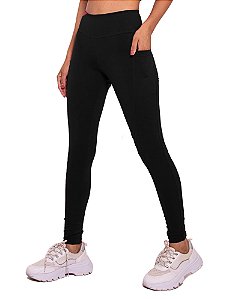 Legging Fitness Cintura Alta Bolso