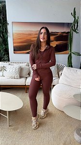 Jaqueta Modeladora Marrom