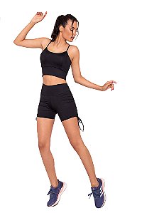 Conjunto Fitness Cintura Alta Amarrações