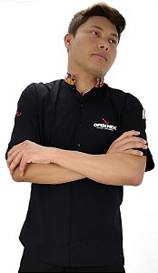 Uniforme personalizado, gola estampada EXCLUSIVA
