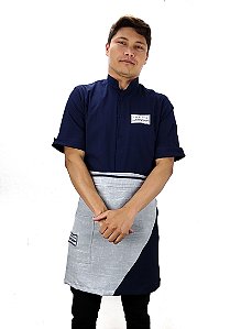 Camisa + avental - Bordado com logo