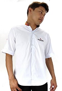 Uniforme personalizado com gola estampada EXCLUSIVA
