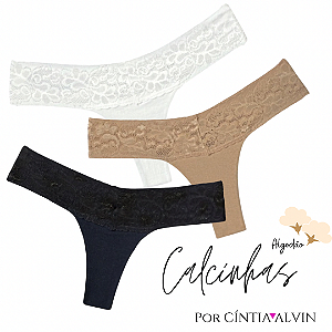 KIT 3 Calcinhas Algodão Basic