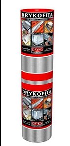 Fita Manta Asfáltica Multiuso 90cm x 10m Aluminio Drykofita