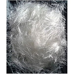 Fibra De Vidro Picada Sedosa Para Concreto E Reboco - Não Trinca!! - 1 Kg