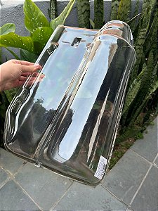 Telha Americana Simonassi BA Transparente Plastico (Pet) Medida 45,6x27 cm