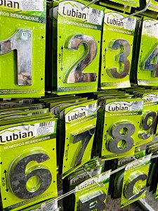 Números e letras residenciais - Cromado 10cm Caixa alta 3D