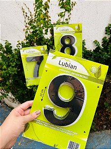 Kit 3 Números Residenciais 15cm Preto 3D Caixa Alta