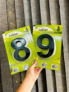 Kit 4 Números Residenciais 15cm Preto 3D Caixa Alta