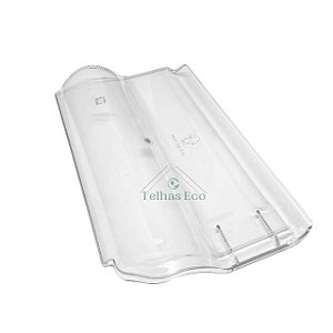 Kit 20 Telhas Transparente Americana Super Nova Compativel (Perkus) Medida 43x26 cm Injetada
