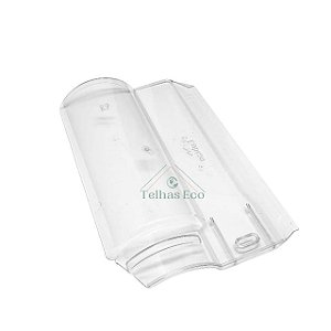 Kit 10 Telhas Transparente Americana New Injetada Medida 42 x 26,5cm