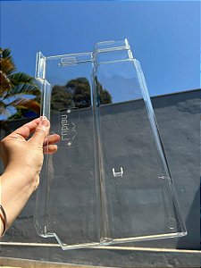 Kit 10 Telhas Transparente Romana injetada Medidas 40x21 cm
