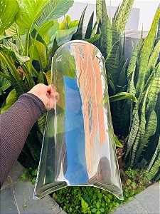5 Telhas Paulistinha Universal / Caipira Transparente Thermo Medida 54x20 cm