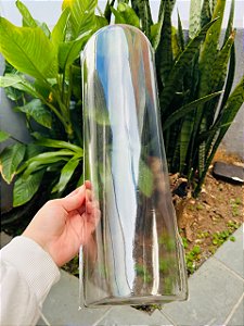 Kit 5 Telhas Paulistinha Colonial Capa Transparente Medida 48x13x17cm