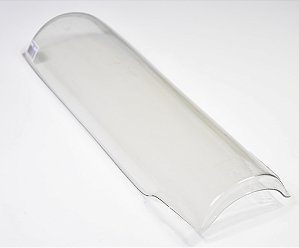 Kit 10 Telhas Paulistinha Colonial Capa Transparente Medida 48x13x17cm