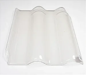 10 Telhas Master Terracota Transparente Medida 45 x 36cm Thermo