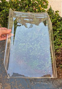 Kit 10 Telhas Plan Compativel com Ceramica Perkus Transparente  Medida 43x28cm Thermo