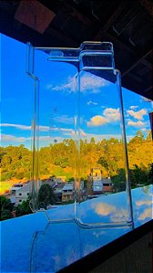 Telha Transparente Romana Injetada Premium Medidas 40x21 cm Lubian