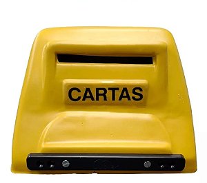 Caixa de Correio /  Correspondência Modelo Tradicional - Cor PP Amarelo