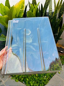 Telha Plana / Domus Plastica Transparente Medida 41x33cm Thermo