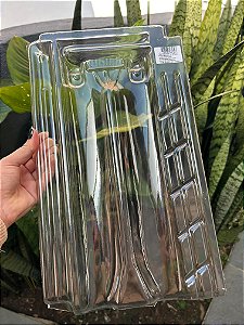 Telha Francesa Parana Plastica Pet Transparente Medida 40x24 cm Thermo