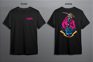 CAMISETA CAVEIRA PICOLÉ (estampa nas costas)