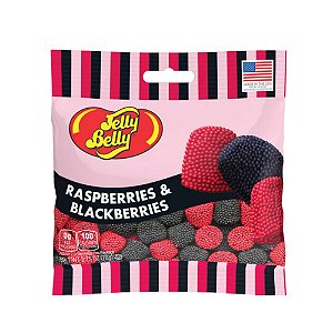Jelly Belly Raspberries E Blackberries Balas Importadas 78g