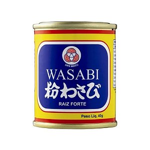 Wasabi Em Pó Raiz Forte Pra Sushi Sashimi San Maru 40g