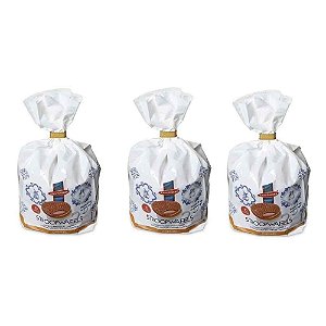 Kit 3 Waffle Stroopwafel Recheado Caramelo Tradicional 290g