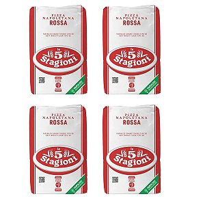 Farinha De Trigo Italiana 00 Le 5 Stagioni Napoletana 4kg
