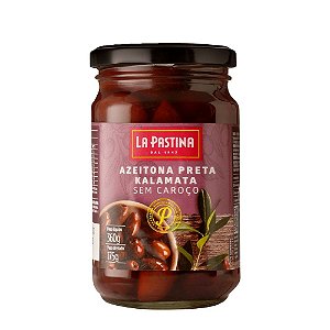 Azeitona Preta Inteira Sem Caroço La Pastina Kalamata 175g