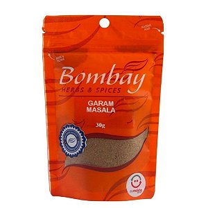 Tempero Indiano Especiaria Garam Masala Bombay Pouch 30g
