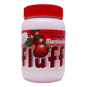 Marshmallow de Colher Sabor Morango Strawberry Fluff 213g