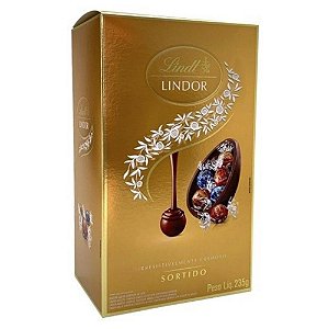 Lindt Gold Ovo de Páscoa com Bombons Cremosos Sortidos 235g