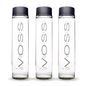 Água Voss Sem Gás Noruega Garrafa Vidro 800ml (3 Unidades)