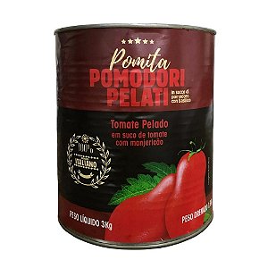 Pomita Pomodori Pelati Tomate 100% Italiano Lata 3kg