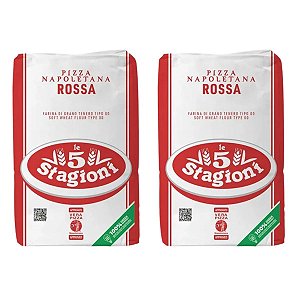 Farinha De Trigo Italiana 00 Le 5 Stagioni Napoletana 2kg
