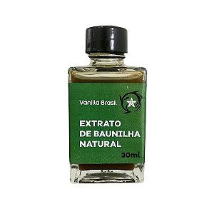 Extrato de Baunilha 100% Natural Vanilla Brasil 30ml