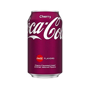 Coca Cola Sabor Cereja Cherry Coke Flavors EUA Lata 355ml