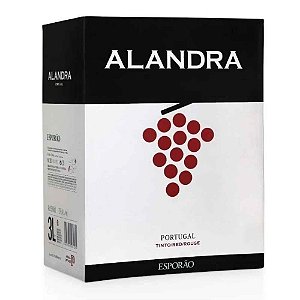 Vinho Tinto Alandra Bag In Box Caixa Portugues 3 Litros