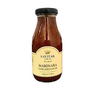 Molho de Tomate Pelado Marinara com Azeitonas Savitar 250g