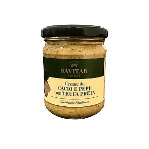 Creme de Cacio e Pepe com Trufa Preta Ao Tartufo 180g