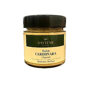 Salsa Carbonara Savitar Tartufi Importado Itália 200g