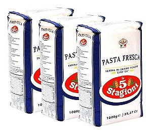 Farinha De Trigo Italiana 00 Le 5 Stagioni Pasta Fresca 3kg
